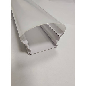 Triangular aluminum alloy embedded U-shaped light trough