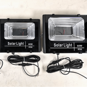 Solar flood light housing