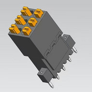 Double spring plug type terminal