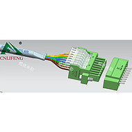 Wiring terminals of Gigabit Super 5 network cables