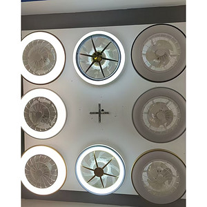 Popular bedroom fan lights