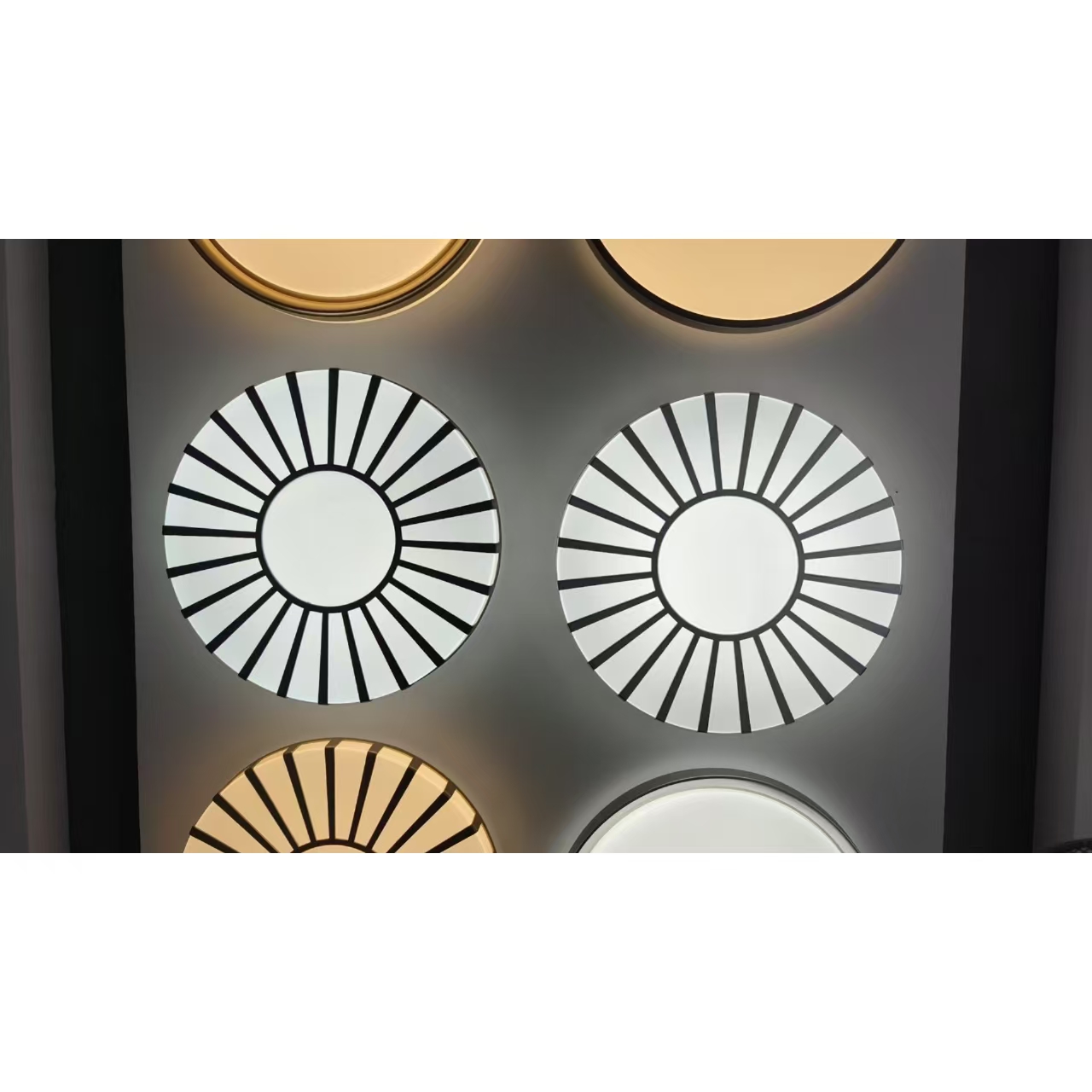 Multi-color high color rendering ceiling lamp series