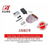 Practical solar LED light strip