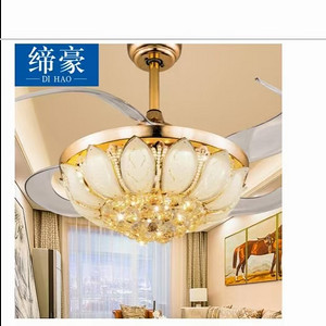 Inverter crystal invisible fan light