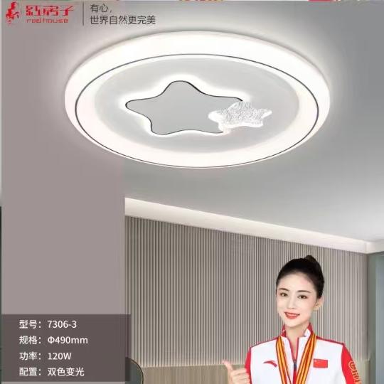 超薄无缝隙客厅吸顶灯