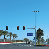 Outdoor stainless steel street lamp
