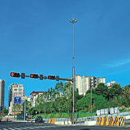 High pole high power street lamp
