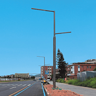 Modern simple street lamp