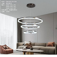 Multi-tier round decorative chandelier