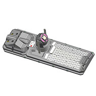 Integrated monitor for road lights