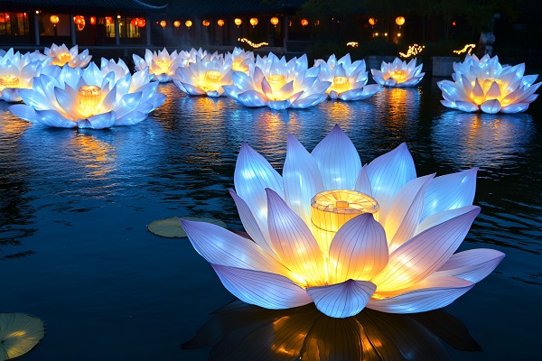 莲花节能灯节能艺术之光