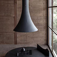 Hanging art fireplace villa homestay heater