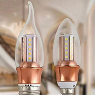 Energy saving three color candle lamp five leaf God