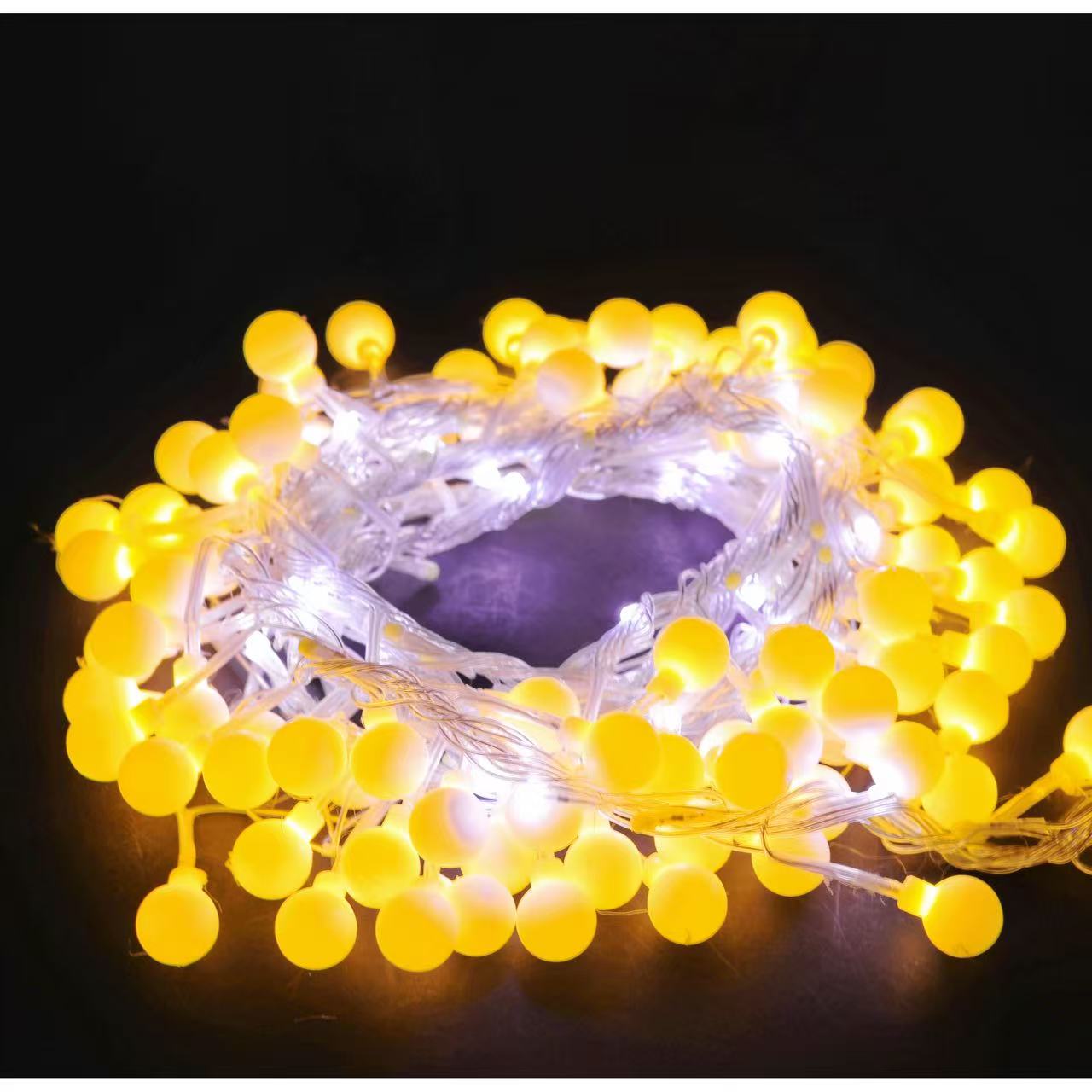 Flowing centipede round bead atmosphere lamp