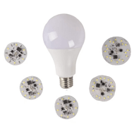 Indoor eye protection without flicker bulbs