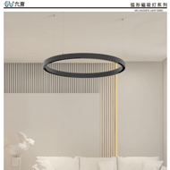 Arc shaped magnetic ceiling lamp