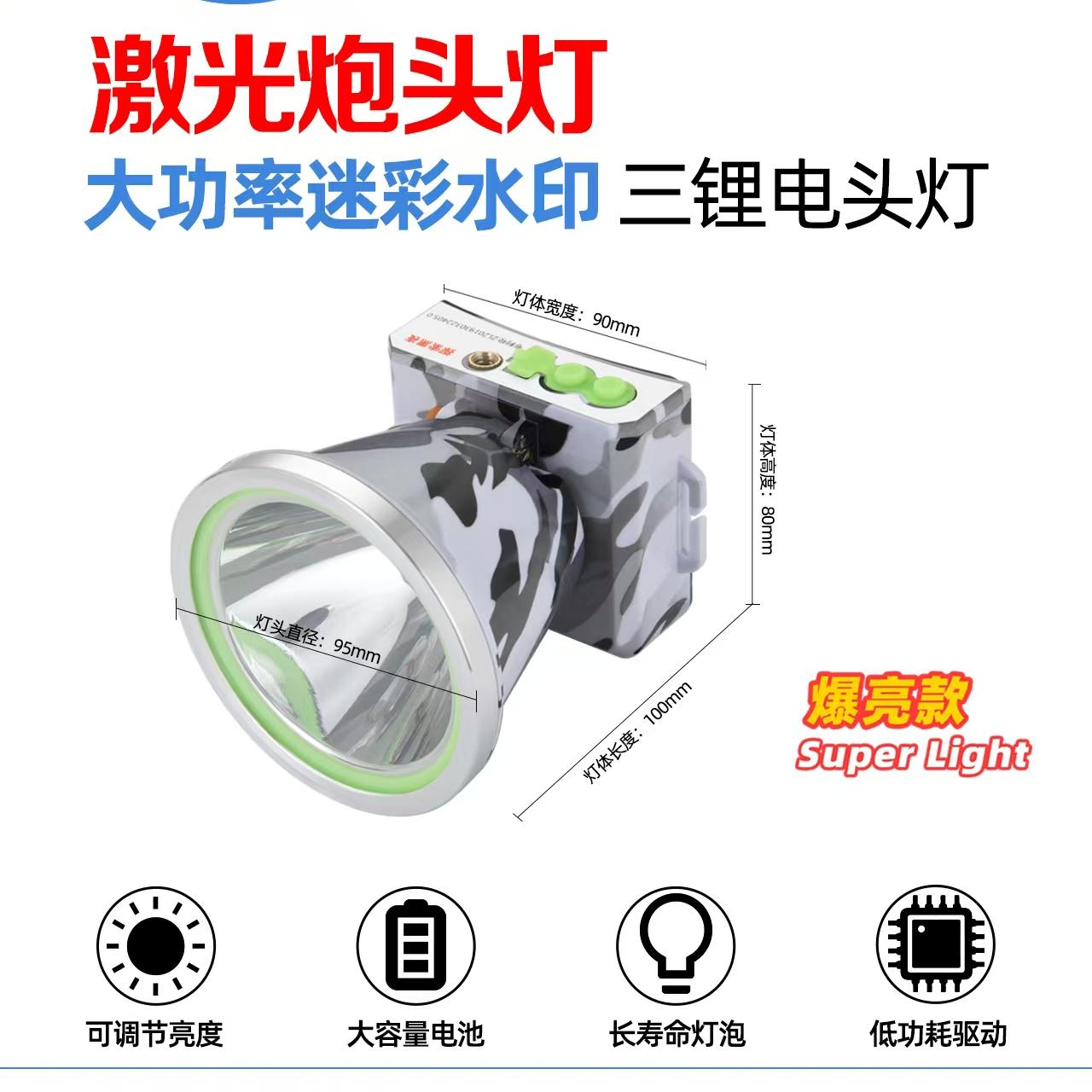 大功率激光炮头灯