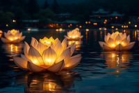 5U莲花灯：优雅与实用的完美结合