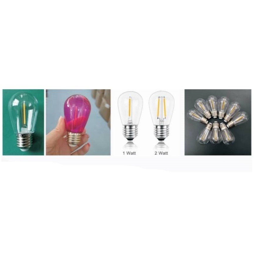 High light drop resistant LED filament lamp