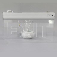 Transparent luminescent tag emergency light