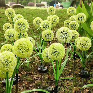 LED outdoor courtyard lawn light dandelion light string ground plug light