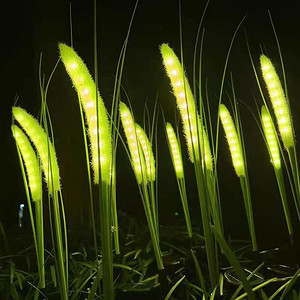 Reed Grass Lamp Fiber Optic Reed Lamp Lawn Light
