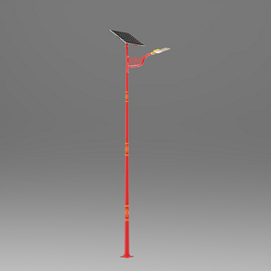 Chinese style characteristic solar street lamp