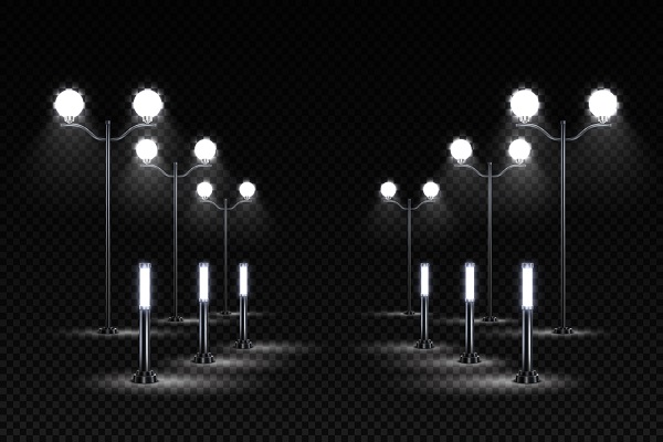 LED 路灯照亮城市交通之路