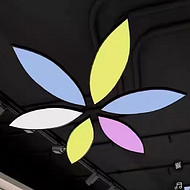 LED snowflake creative pendant light