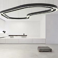 Creative bedroom circular pendant light