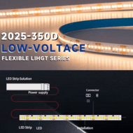Low glare eye protection light strip