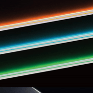 Frameless light curtain strips