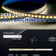 Smart dimming minimalist strip light