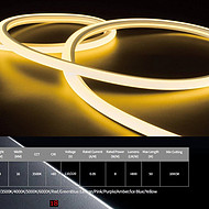 Self-adhesive flexible cob light strip