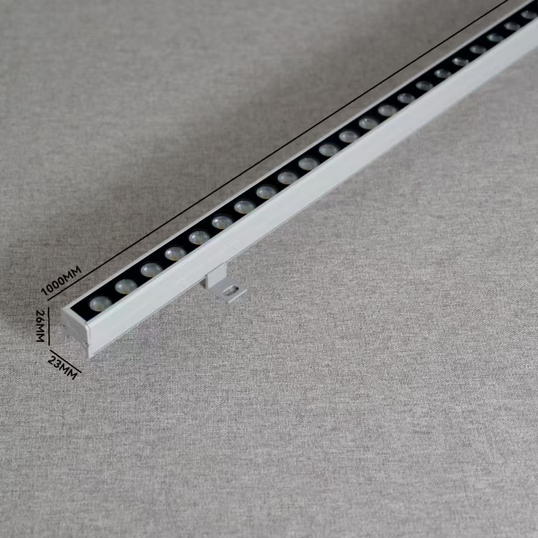 Outdoor strip LED wall washer