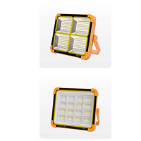 Solar-powered portable floodlight