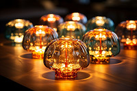 蜂窝玻璃款系列灯：光影交错的美学典范