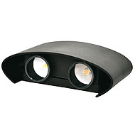 Waterproof double-head double-hole wall lamp