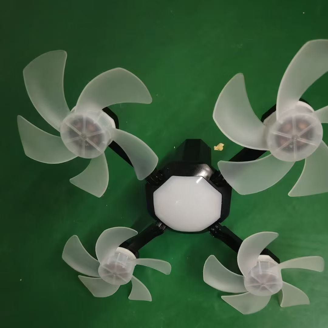 Bedroom silent remote control fan light