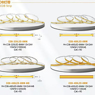 Low-voltage COB LED strip
