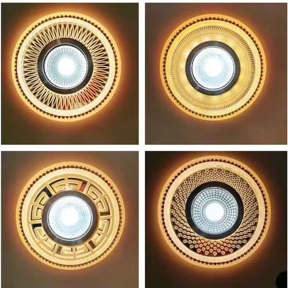 奶油式卧室现代筒灯