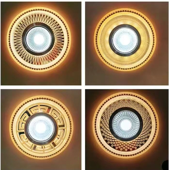 奶油式卧室现代筒灯