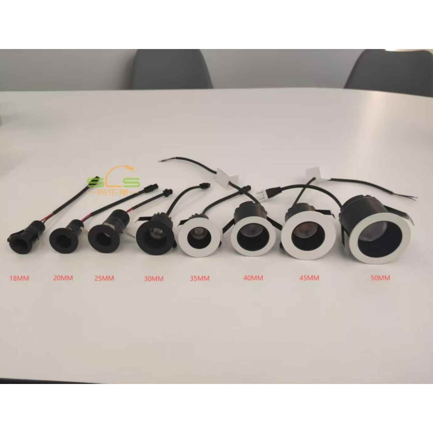 Anti-glare spotlight, COB spotlight, hotel wall washer