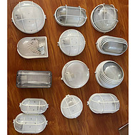 LED white explosion-proof lamp, bathroom ceiling lamp, basement lamp