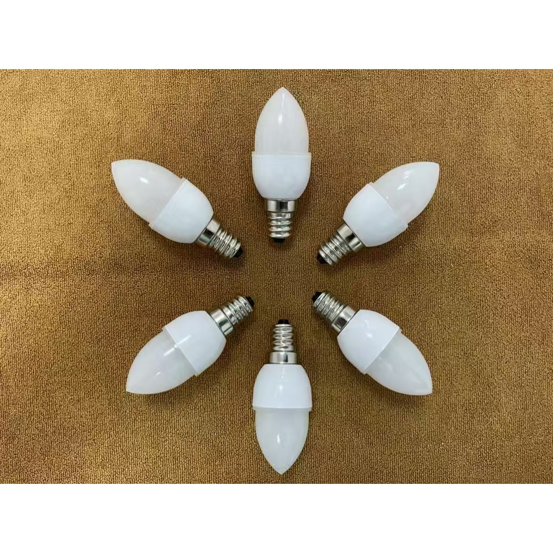 LED super bright screw candle bulb