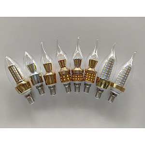 LED pointed pull-tail candle bulbs