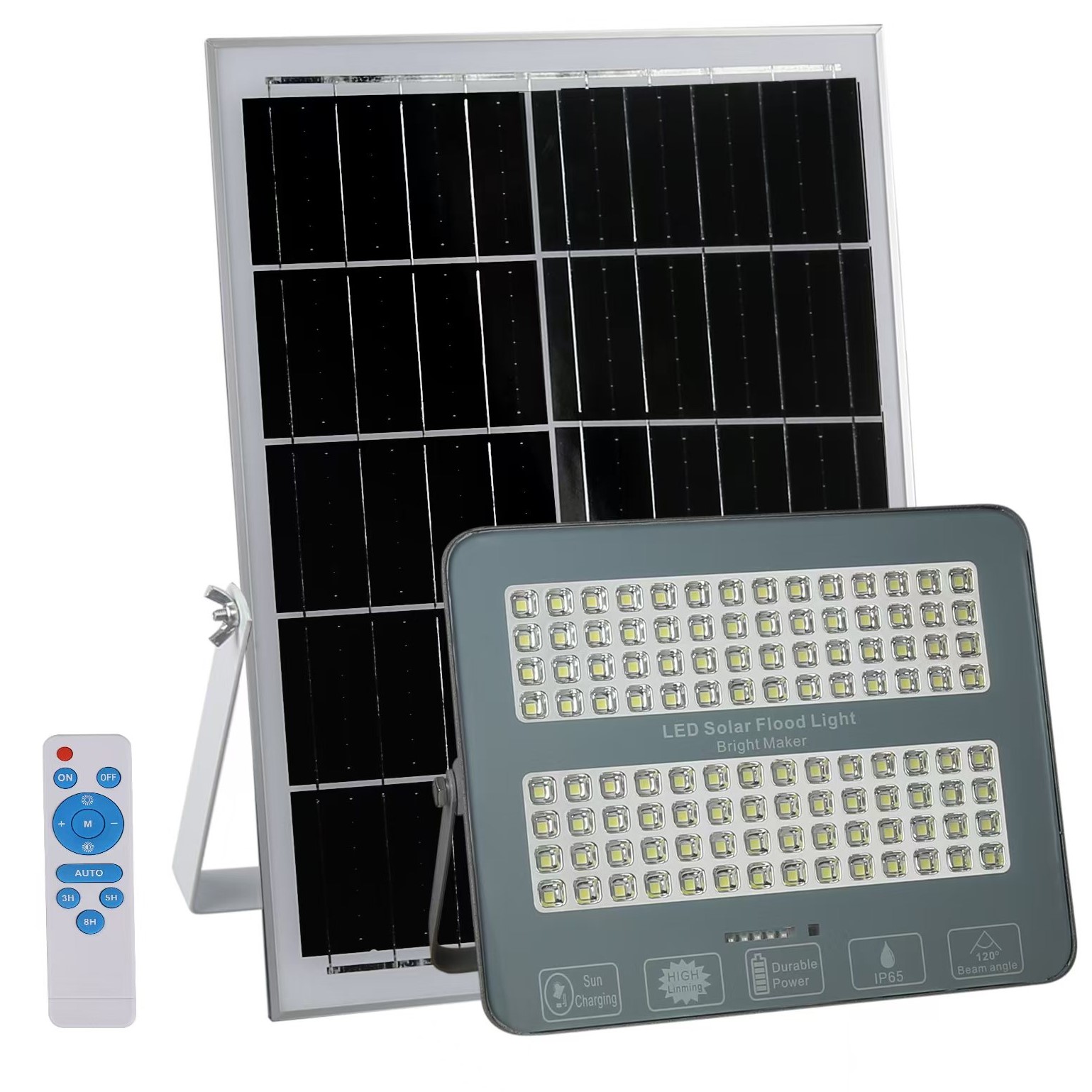 High-power split-type solar floodlight