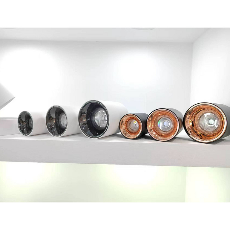 LED spotlight, long barrel, no main light, wall washer light