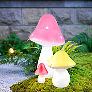 Cartoon Mushroom Landscape Ground Light