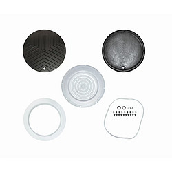 Integrated ceiling bathroom floodlights